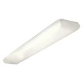 Glowflow 51.25 in. Fluorescent Lighting Series Overhead Two Puff Light; White GL833186